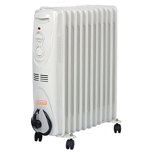 Vinco 70502 Radiatore ad Olio, Bianco