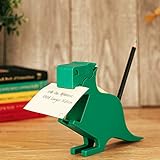 Desktop Note Pad Note Dispenser Dinosaur Memo Holder Pen Holder, for Memo, Notes, Bock of 200 Blanks,2 Packs Memo