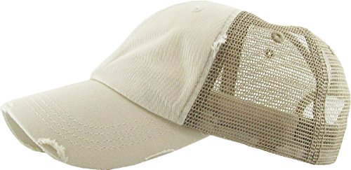 Image of Classic Plain Ponytail Messy High Bun Headwear Adjustable Cotton Trucker Mesh Glitter Hat Baseball Cap