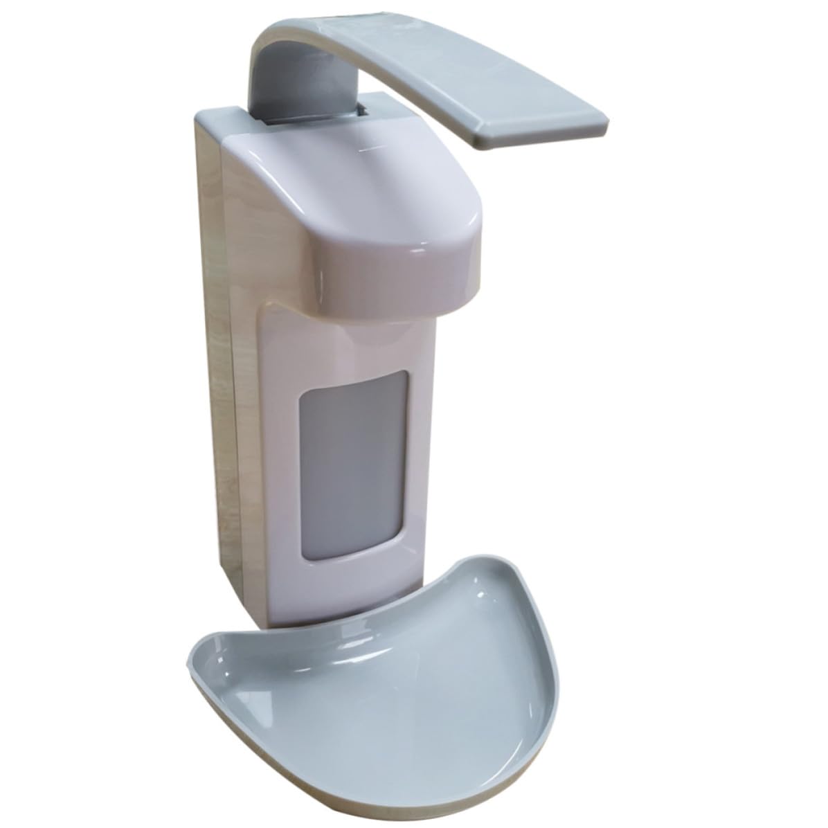 ibasenice Dispensador de Jabón Líquido Manual de 500ml y 1000ml de Acero Inoxidable y Abs, Montado en Pared, Diseño Moderno para Uso en Hospital y Oficina