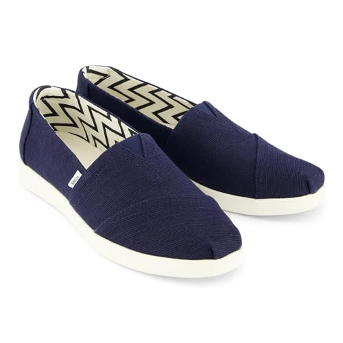 Image of TOMS Women's Alpargata Plus Slip On Espadrille, Textile Upper, Relaxed Fit, CloudBound Insole, Stretchy Easy On and Off