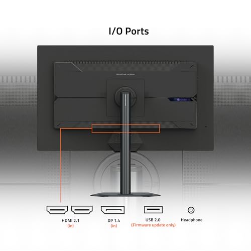 Image of GIGABYTE - G27U - 27 inch SS IPS Dual Mode Gaming Monitor - UHD 3840x2160-4K 160Hz /FHD 320Hz - 1ms GTG - AMD FreeSync Premium, G-SYNC Compatible - HDMI, DP - Ergonomic Stand - Black - 3 Year Warranty
