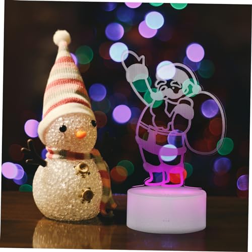 Veilleuse de nuit Père Noël USB cadeau idéal pour table festive - 7