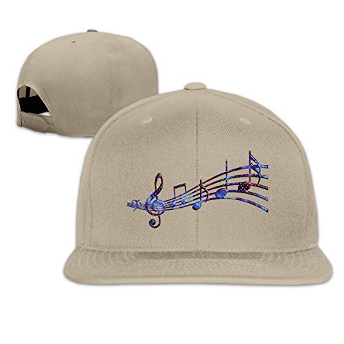 Preisvergleich Produktbild Maske Musiknoten Männer Frauen Plain Cotton Adjstable Baseball Cap Hat