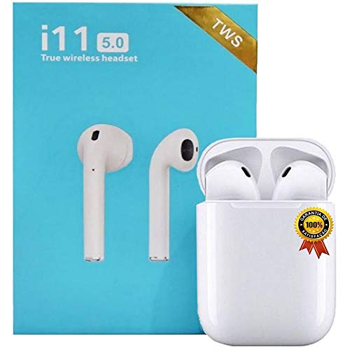 Fone De Ouvido Bluetooth 5.0 Sem Fio Recarregável Microfone Atende Ligação Android Apple AirPods ase