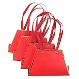 OATIPHO 4 piezas Bolsa para Flores Unidades Diseño con Asas Dobles Resistente y para y para Floristería y Decoración