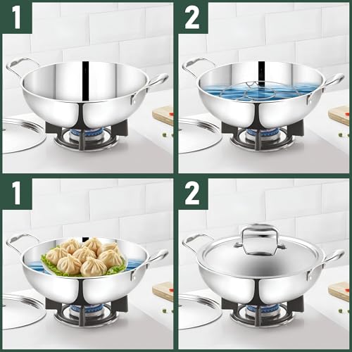 Image of Unify 6 Pieces Stainless Steel Trivets Hot Pot Mat Stand for Kitchen Utensil Vessel Holder /Dining Table /Cooker Ring /Cooling Steaming Rack Stand /Round Pads Holder Cookware Fit