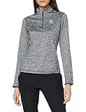 Wärmend Odlo Damen Midlayer 1/2 Zip ALAGNA Pullover, Dark Grey Melange, XS