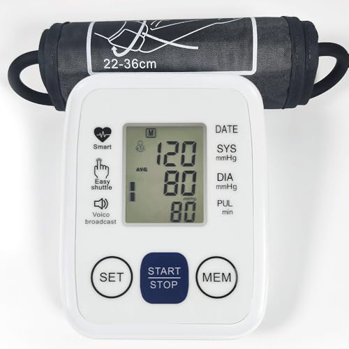 Tensiomètre à Bras, Certifié Médicalement, le Tensiomètre à Bras Professionnel Surveille Les Irrégularités de la Fréquence Cardiaque Avec Des Brassards Réglables