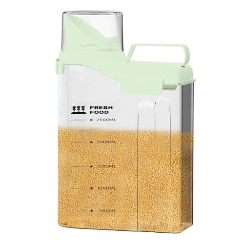 Contenedor de comida para mascotas de 2800 ml ideal para organizar el pienso en tu cocina 2