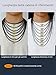 HSWYFCJY Lederkette Herren 3mm Kunstleder Halskette Braun Verfügbar Damen Leder kette mit Verschluss Kautschuk Kette 46cm für DIY Anhänger Schmuck