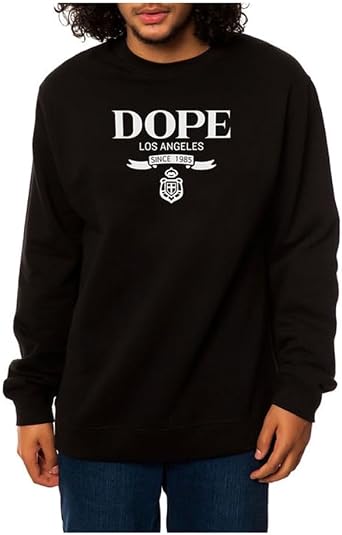 DOPE Mens The Sweatshirt, Black, Large