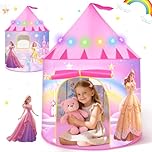 Princess Toys Gifts for 3 4 5 6 7 Year Old Girls, Kids Play Tent Birthday Presents Girl Toy Age 4-5-6-7-8 Outdoor Toy for Toddlers Age 3-5 Pop Up Tents for Kid Playhouses for Children Indoor Gift