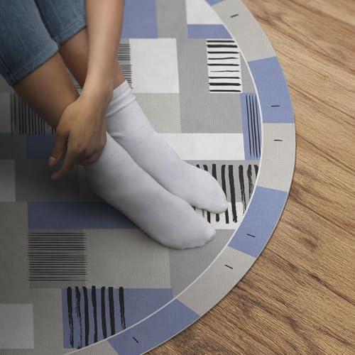 Tapis Vinyle Durable et élégant en PVC Premium Abstraction 120cm