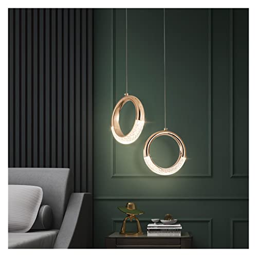 Suspension cuisine moderne lustre LED anneau luminaire salon et salle à manger