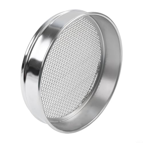 Prueba colador cromo de 20cm para laboratorio con malla 7 de control de calidad