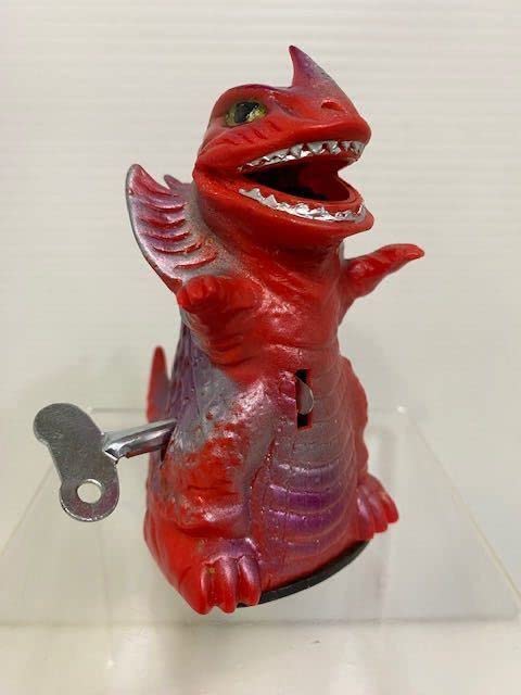 当時物 怪獣 フリクション ゼンマイ式 ソフビ 動作確認済 Amazon.co.jp: 昭和レトロ怪獣ゼンマイソフビ人形 10．5cm 当時物