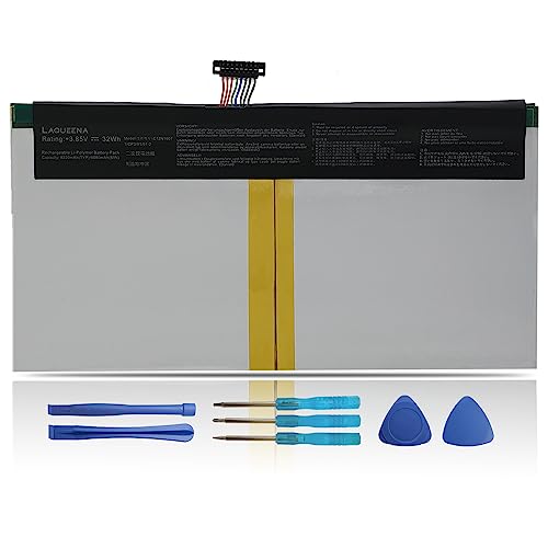 LAQUEENA C12N1607 Laptop Battery Compatible with Asus Transformer Mini T102H T102HA T103H T103HA T103HAF T103HA-d4-gr Book T101HA-C4-GR Series 0B200-02230000 0B200-02230100 3.85V 32Wh 2-Cell