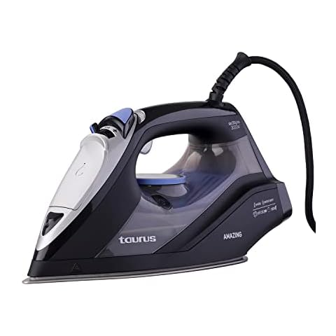 Plancha de vapor Taurus Amazing STI3002 de 3000W con golpe de vapor de 200g/min, modo ECO y suela anodizada deslizante Cover