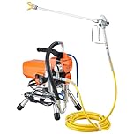 VEVOR Pulvérisateur sans Air avec Tuyau Haute Pression, Pistolet de Peinture Murale 2200 W, 3000 PSI, 2 L/Min, Moteur sans Balais Inclus, pour Peinture Intérieure Extérieure Fournitures Clôtures