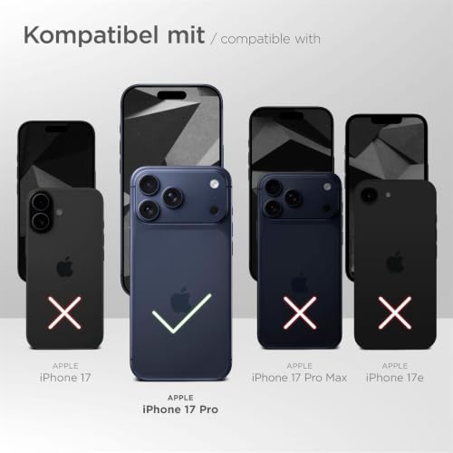 ONEFLOW Etui Splash Cover do iPhone 17 Pro/18 Pro, etui ze wzorem wzoru, etui ochronne na telefon komórkowy z ochroną aparatu, etui z nadrukiem, bardzo cienkie etui na telefon komórkowy, brązowe