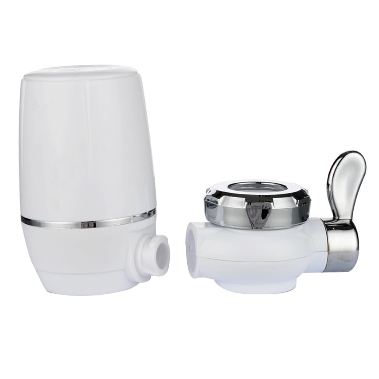 Ceramico Filtro per Rubinetto Bianco Depuratore Acqua 2 Pezzi Cucina