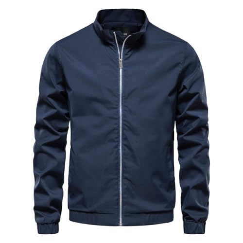 Veste coupe-vent homme contre le froid avec poches zippées