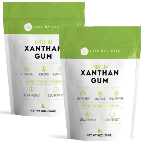 Kate Naturals Xanthan Gum for Baking &amp; Ice Cream (8oz, 2 Pack)