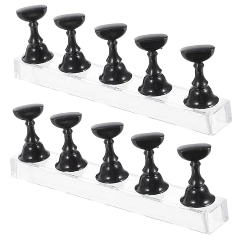 TOVINANNA 2�Z�b�g �l�C���`�F�b�J�[�{�[�h fake nails magnet magsutter �ד����� �p�� �l�C���`�b�v�z���_�[ �}�j�L���A �A�N�Z�T���[ �A�N���� Black