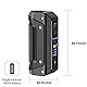 GEEKVAPE Aegis Solo 3 Mod 100W Elektronische Zigarette Aegis Solo III Box MOD Vape Support Z Sub Ohm Tank/18650 Batterie - nicht enthalten (kein Tank/keine Spule),Kein Nikotin (Schwarz)