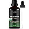 Tea Tree Essential Oil by Fiora Naturals- 100% Pure Organic Tea Tree Oil, for Face, Hair, Skin, Acne, Scalp, Foot and…