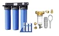 Waterdrop 3-Stage Whole House Water Filter System and Spin Down Sediment Filter Backwash Whole House Water Filter System
