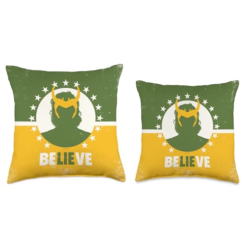 Coussin Marvel Loki President 18x18 oreiller décoratif salon multicolore - 4