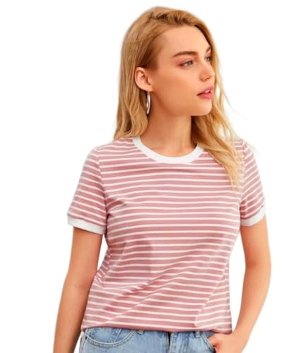 Dream Beauty Fashion Women's Half Sleeve Round Neck Printed Fitte...