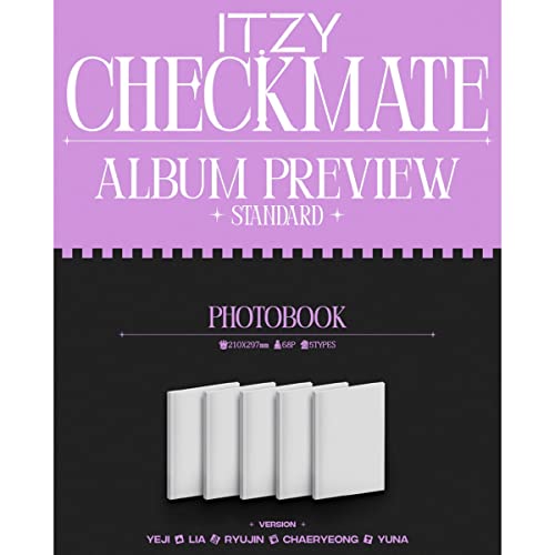 CD ITZY Checkmate Version Select Musique K-Pop Standard Poster RYUJIN - 3