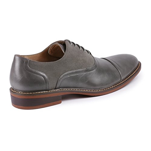 Metrocharm MC603 Men's Lace Up Cap Toe Classic Oxford Dress Shoe3