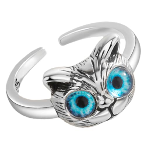 Bague chat mignon bijou ouvert réglable femme et ado x2