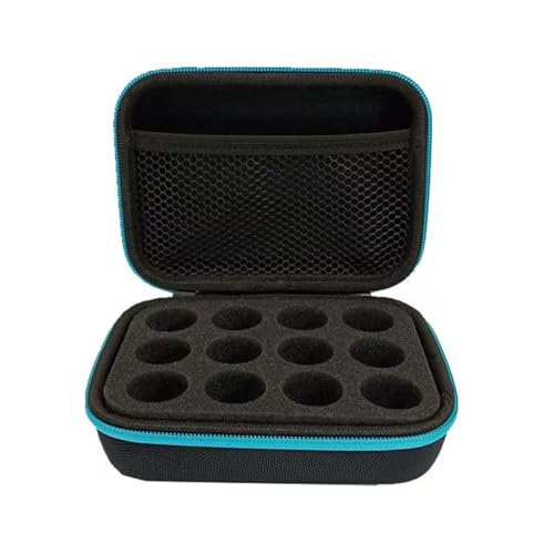 Travel EVA Insulin Fridge Holder Storage Case Vial Protector Pouch Insulin Cooler Organizer Bag Box Fits Standard 5ml 10ml 15ml Medication Vials 12-Slots