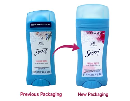 Desodorante Secret Anti-Perspirant Invisible Sólido 2.60 oz miniatura 4