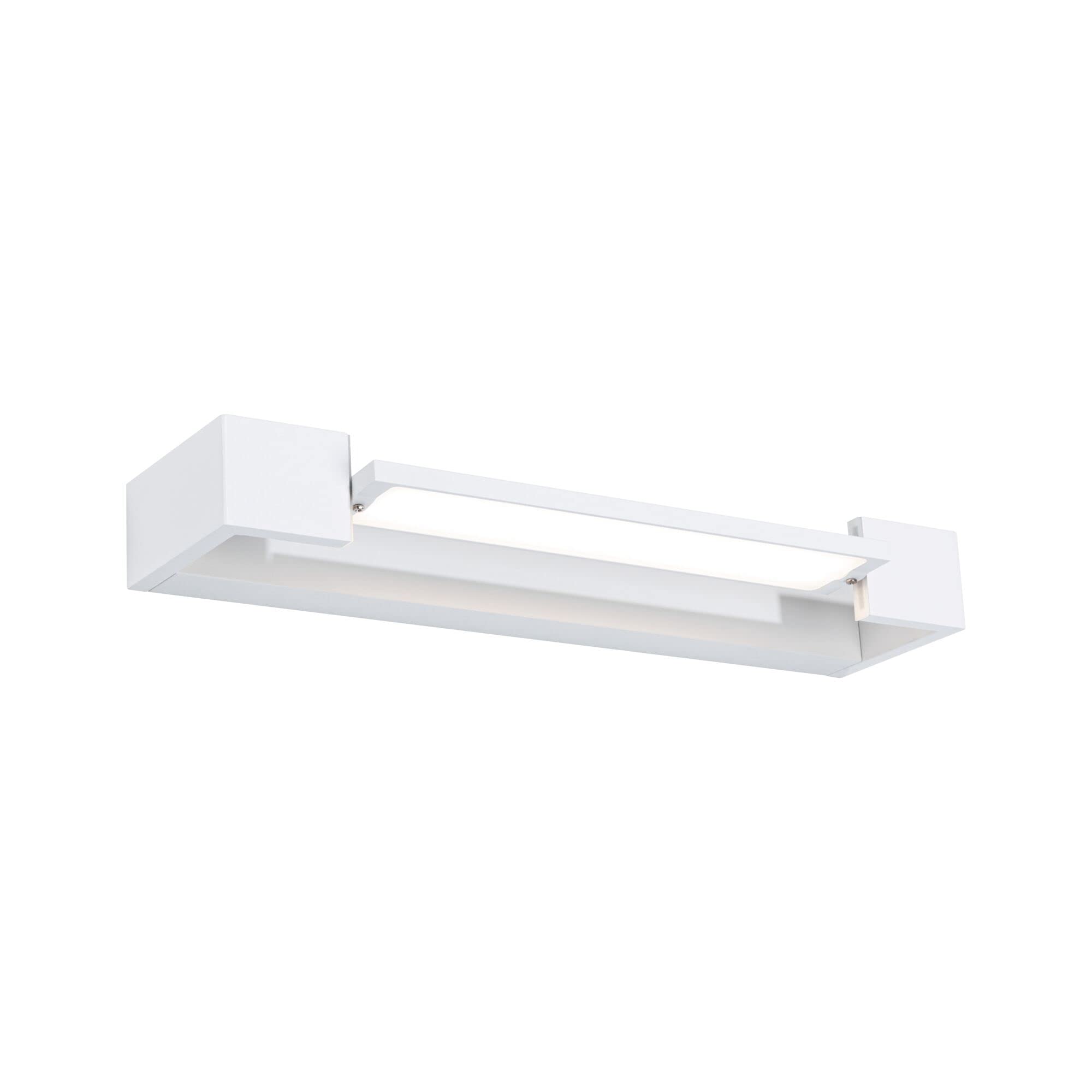 Paulmann 79515 plafonnier LED applique Lucille IP44 gradable éclairage plafond Blanc, éclairage salon Alu