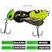 FONMANG Fishing Lures, 3-Piece Topwater Lures for Bass, Walleye, and Pike, 2025 New Wasp-Style Top Water Crawler for Freshwater & Saltwater Fishing, 2.6in, 15g