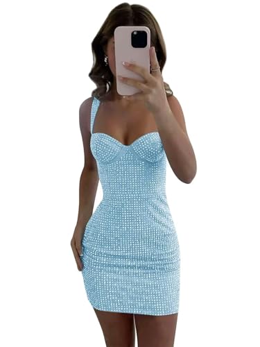 Glitter Homecoming Dresses Mini Sequin Prom Dress Short Bodycon Cocktail Party Gown