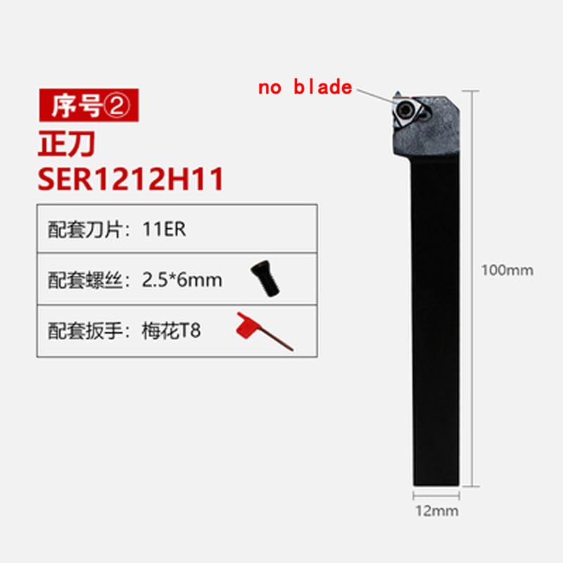 Portaherramientas para torno CNC SER1212H11 1 unidad miniatura 3