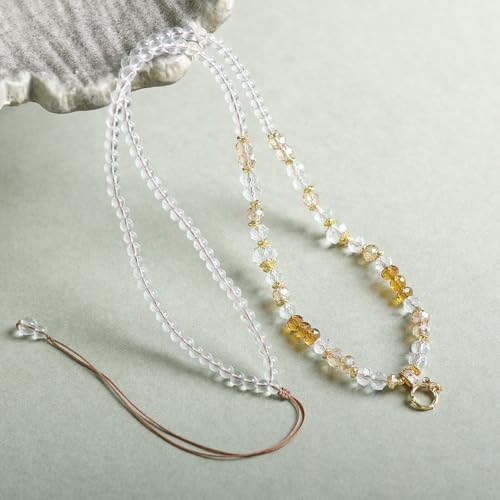 Cuerda colgante ajustable anti-caídas, accesorio de cuentas para mujer 6