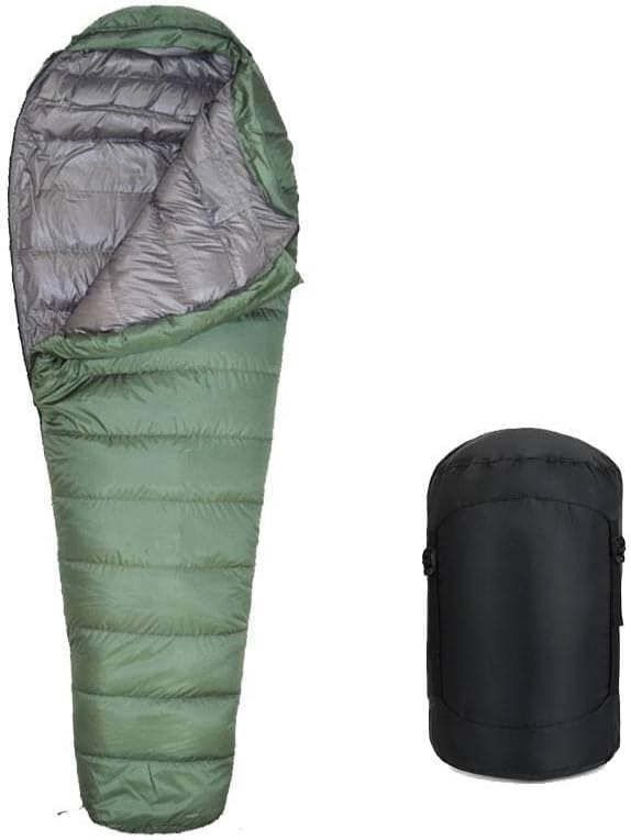 Akmax.cn迷彩ダックダウン寝袋 軽量 防水ミリタ 未使用AKmax 迷彩