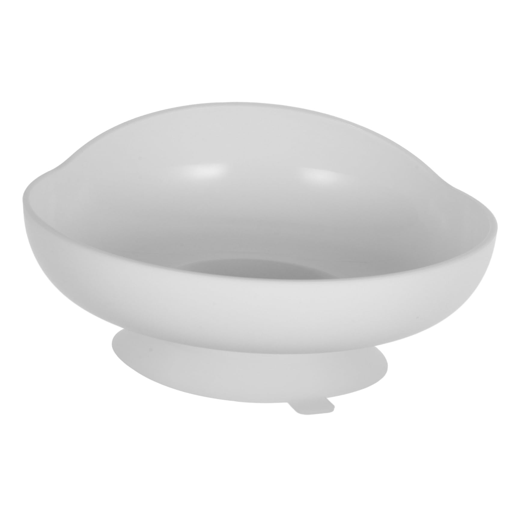 Gogogmee Feeding Tray for The Elderly Senior Dining Bowl Adaptive Plates Anti Spill Tableware Self Feeding Dish Elder Eatting Bowl Scoop Plate Adaptive Bowl Suction Bowls Pp White
