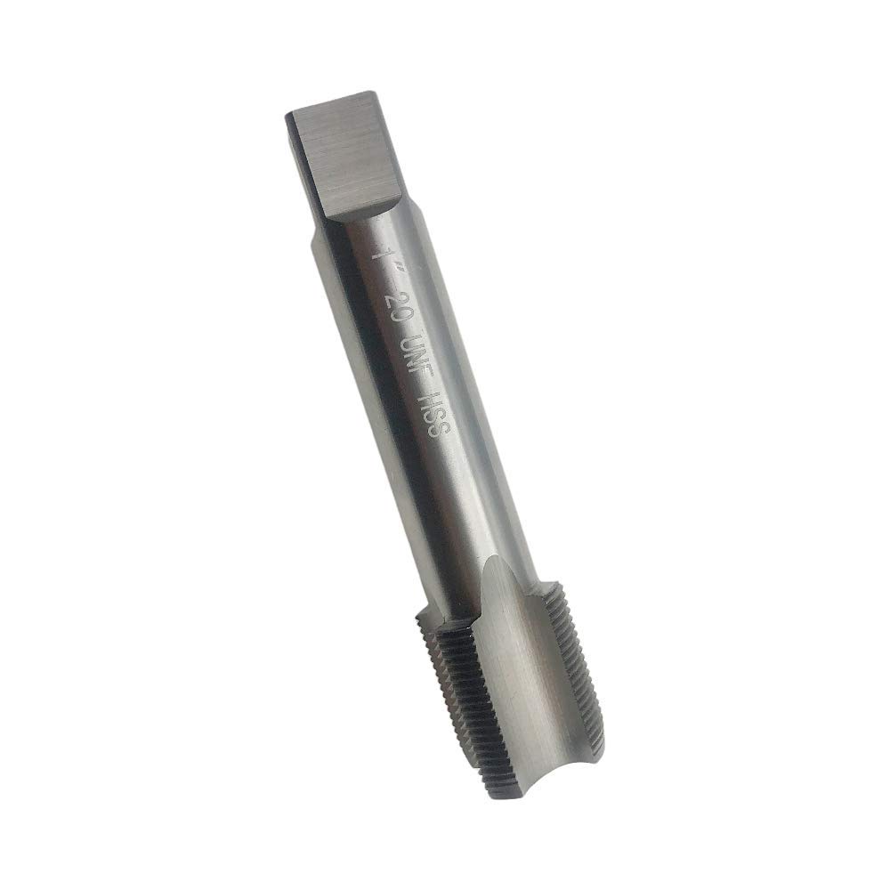 Lzcdelyxiao 1"-20 UNEF Right-Hand Straight Flute Machine Tap – HSS, 2B Tolerance, 20 TPI Fine Thread, For Precision Threading