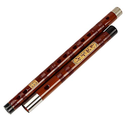 LYQZ Portátil Tocando Flauta Baja Instrumento de Flauta de bambú Dizi Chino Flauta Transversal (Color : E)