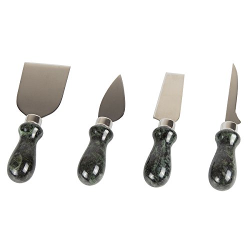 Creative Home Natural Green Marble Handle Cheese...