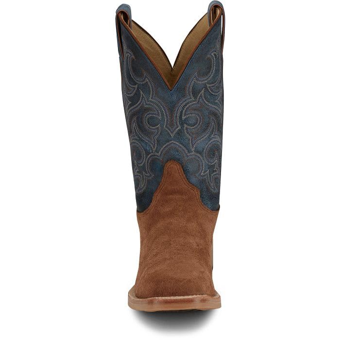 Justin Fergus 11" Roughout Men's Western Cowboy Boots, Durable Leather, Classic Style, Comfortable Fit3